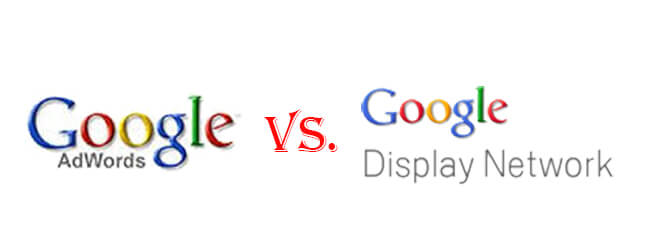 google adwords vs display network